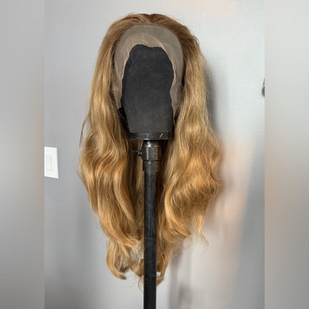 Brand new light brown / dark blonde 24 inch synthetic wig. ~ 13 x 2.5 parting